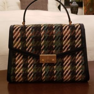 Tory Burch Plaid Juliette Satchel
